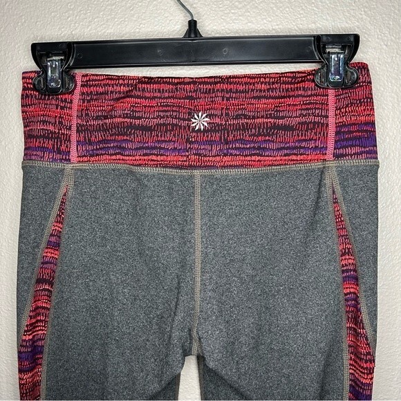 Athleta Retreat Revelation gray athletic high waist leggings women’s size small - Picture 4 of 6